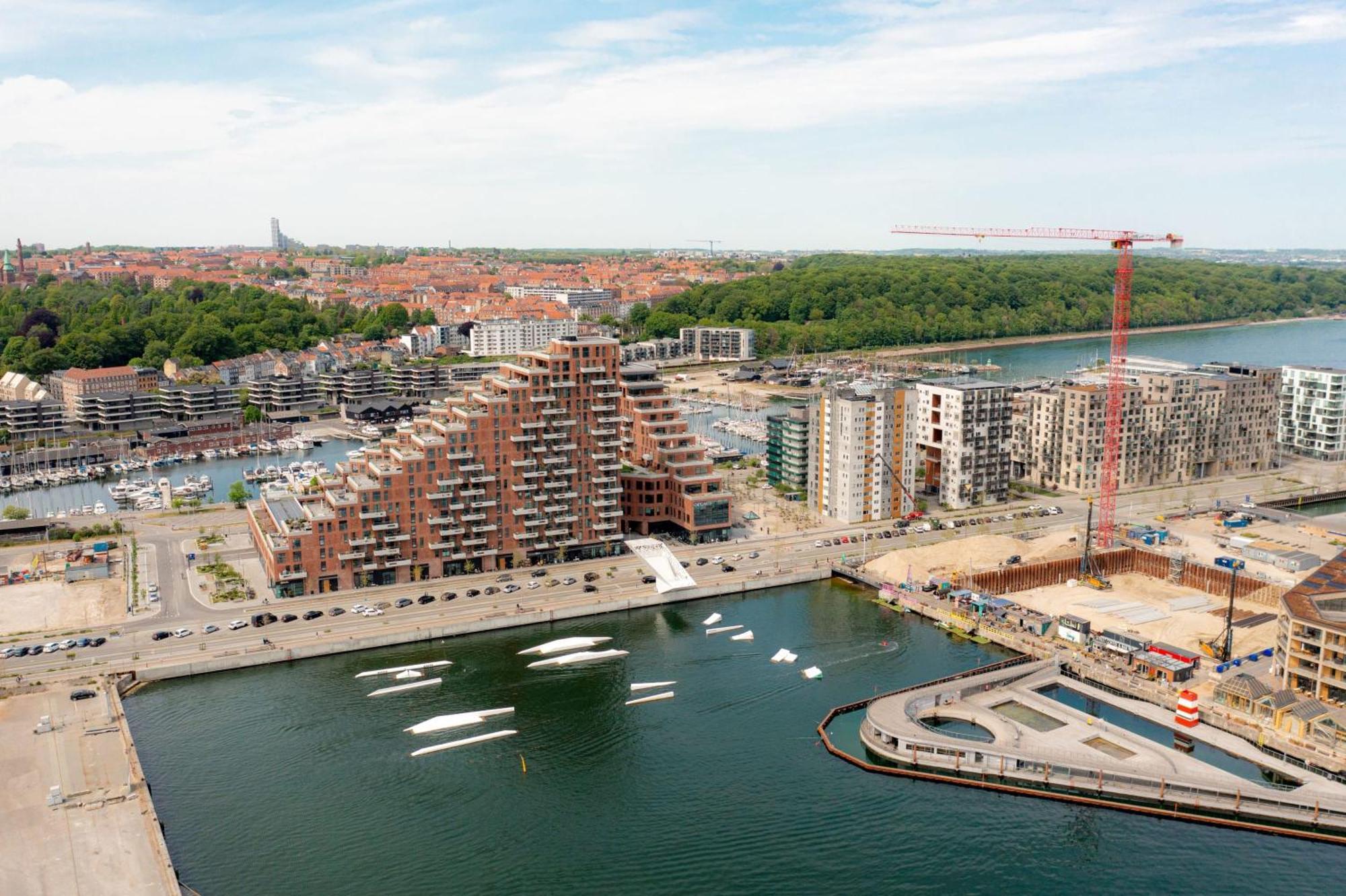 Seaside Apartment With Magical Balcony View Århus Exterior foto